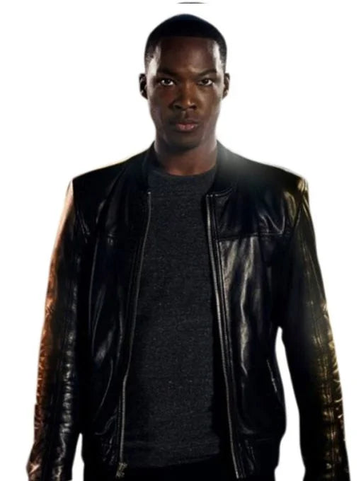 24 Legacy Eric Carter Black Leather Jacket Max Jackets