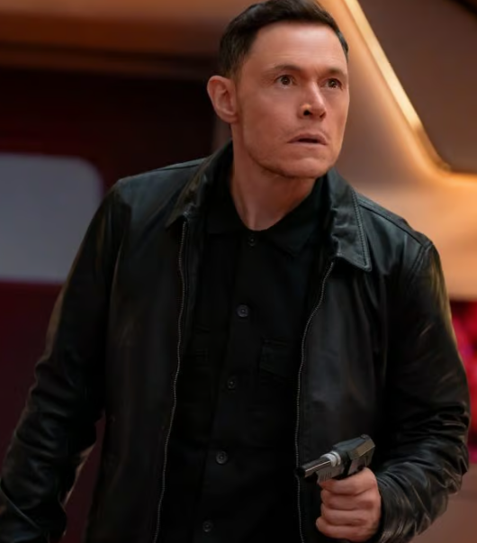 Cormac Lift 2024 Burn Gorman Black Leather Jacket Max Jackets