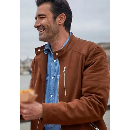 Crimes Of Fashion Killer Clutch Gilles Marini Brown Jacket Max Jackets