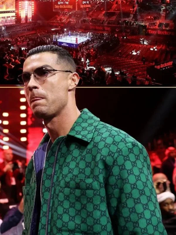 Cristiano Ronaldo Reckoning Fight Night Green Jacket Max Jackets