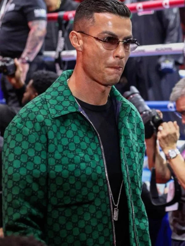 Cristiano Ronaldo Reckoning Fight Night Green Jacket Max Jackets