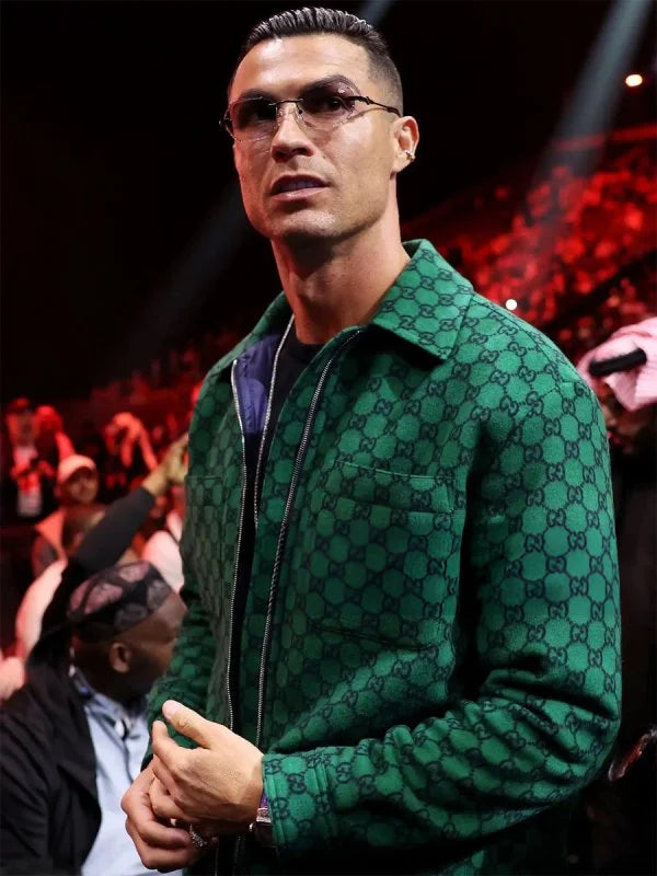 Cristiano Ronaldo Reckoning Fight Night Green Jacket Max Jackets