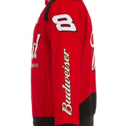 A Budweiser Dale Earnhardt Jr. Racing Red Jacket