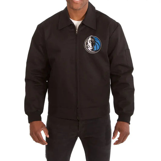 Dallas Mavericks Workwear Black Jacket