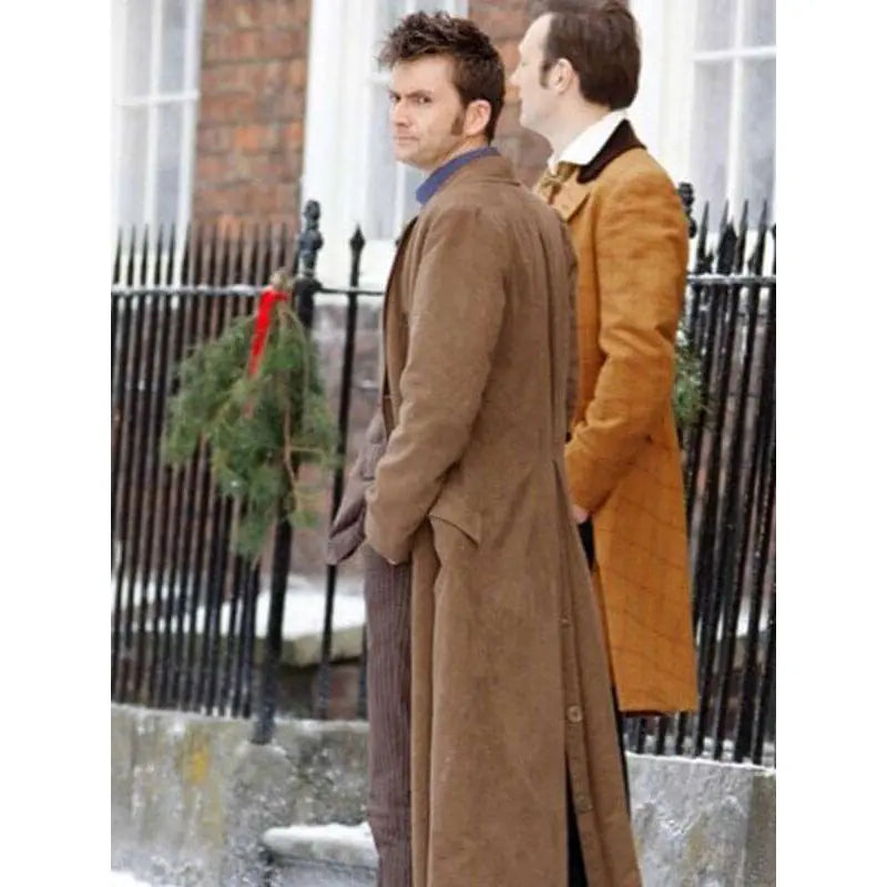 10th Doctor Who Brown Wool Coat Max Jackets