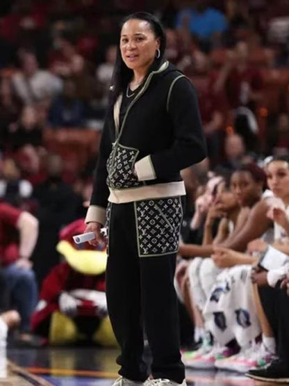 Dawn Staley Louis Vuitton Black Tracksuit