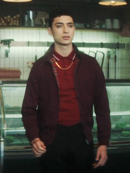 Dead Boy Detectives S01 Charles Rowland Maroon Jacket Max Jackets
