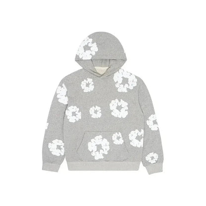 Denim Tears x Offset Wreath Black Hoodie Vintage Jacket