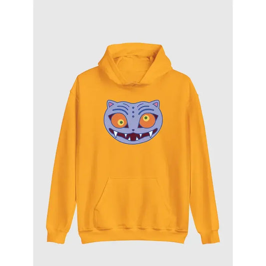 Derpy Tiger KPop Demon Hunters Yellow Hoodie