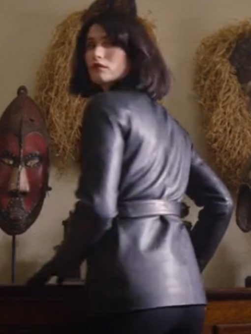 Culprits Gemma Arterton Black Leather Jacket Max Jackets