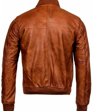 Men’s Dark Brown Bomber Jacket Max Jackets