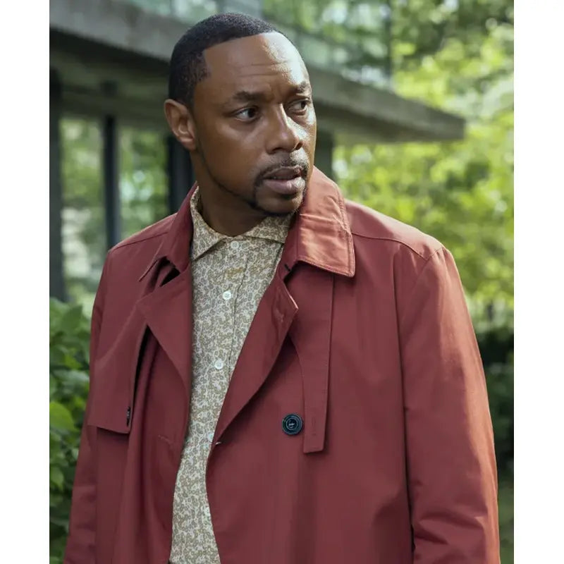 Dorian Missick 56 Days Red Trench Coat