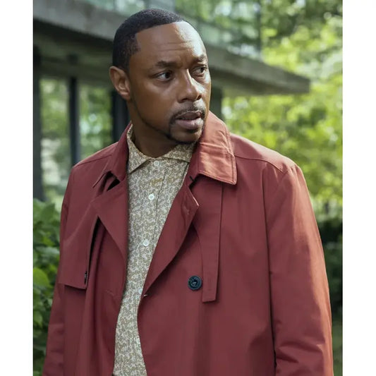 Dorian Missick 56 Days Red Trench Coat