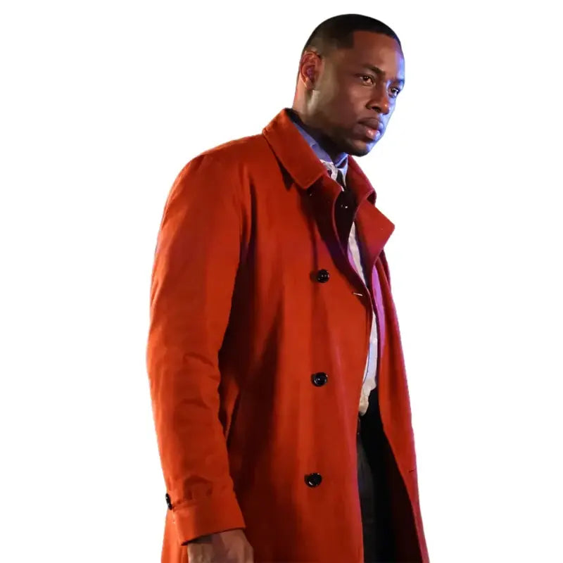 Dorian Missick 56 Days Red Trench Coat