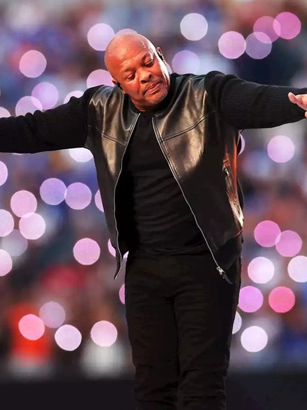 Super Bowl halftime Dr.Dre Leather Jacket