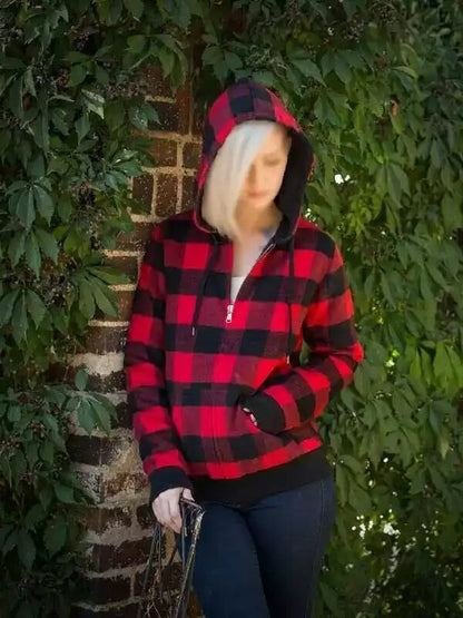 Ellie The Last Of Us Part II Flannel Hoodie