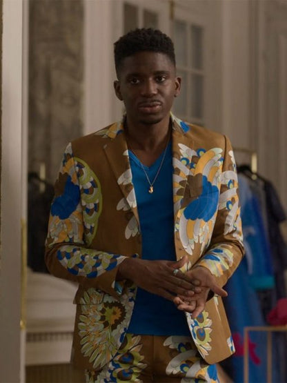 Emily In Paris Season 3 Julien Print Floral Blazer