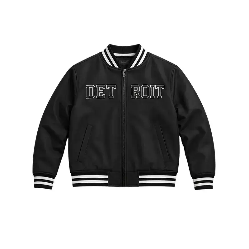 Eminem Detroit Pistons Black Varsity Jacket