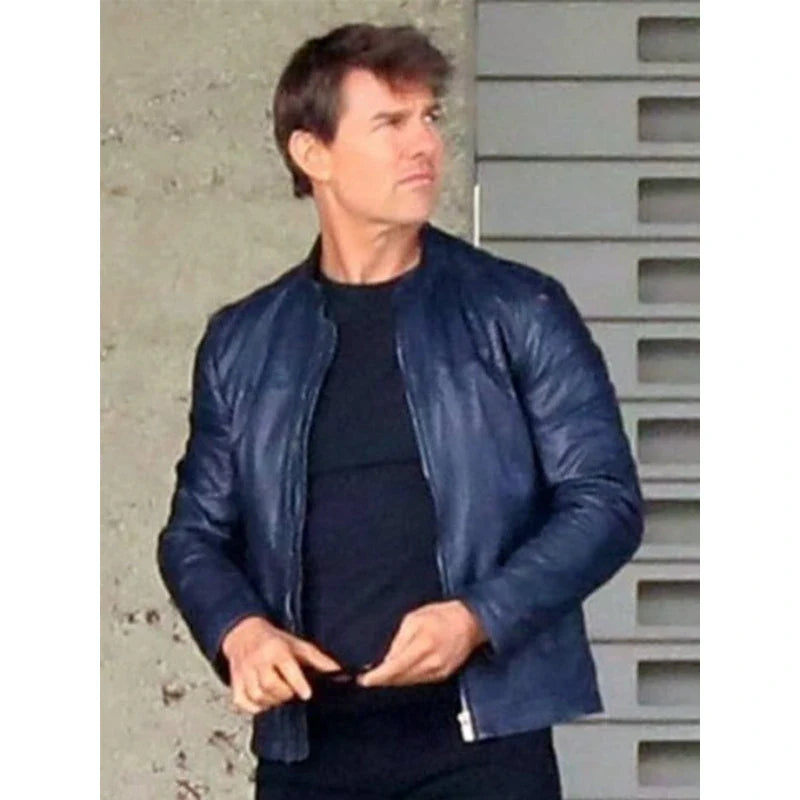 Ethan Hunt Mission Impossible 7 Leather Jacket Max Jackets