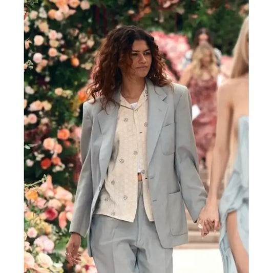 horia S03 Zendaya Blue Blazer