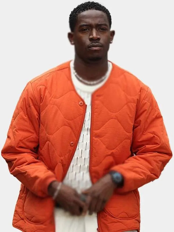 Damson Idris F1 The Movie Orange Jacket Max Jackets