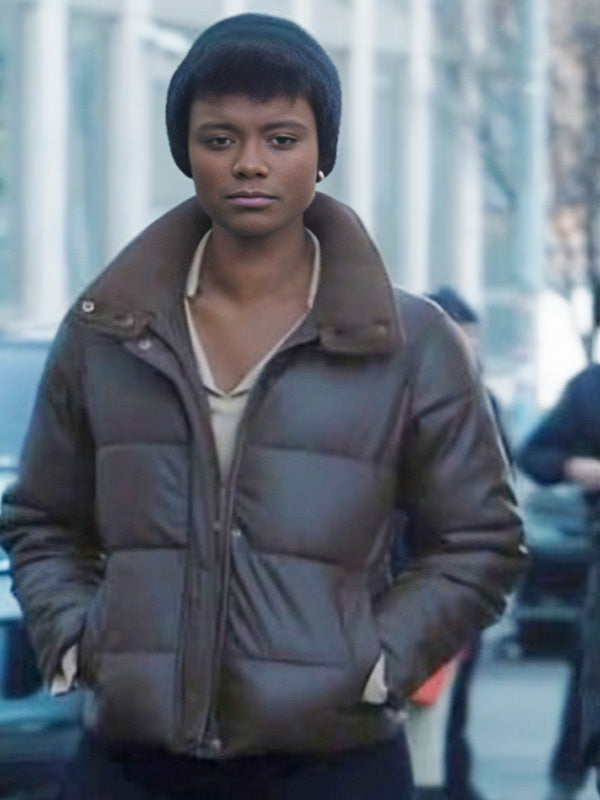 FBI S06 Tiffany Wallace Brown Puffer Jacket Max Jackets