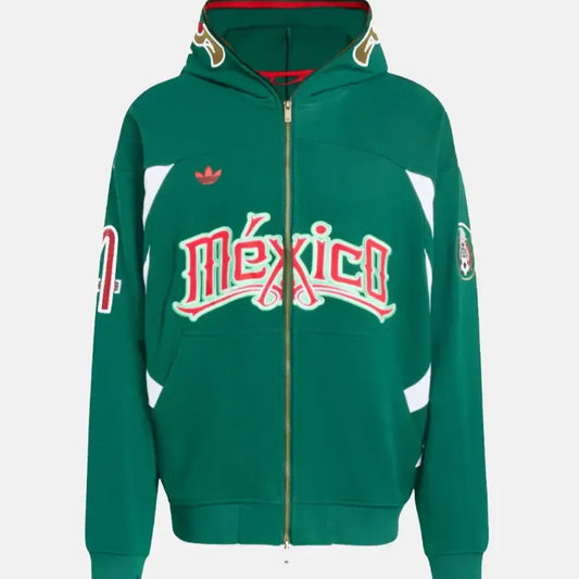 FIFA World Cup 26 Adidas Mexico Green Hoodie