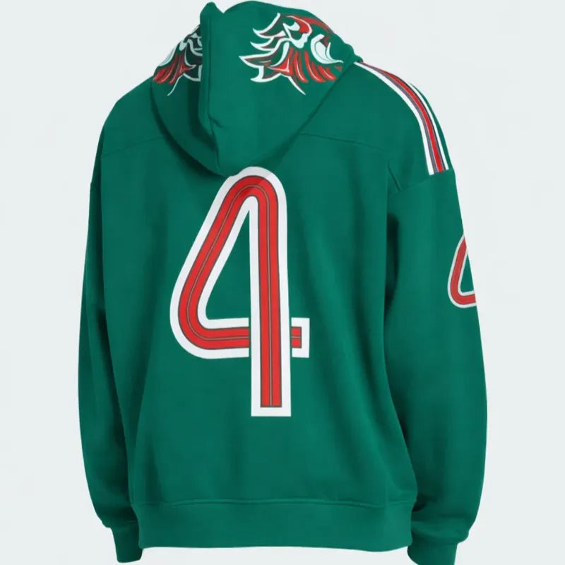 FIFA World Cup 26 Adidas Mexico Green Hoodie
