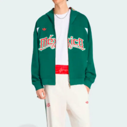 FIFA World Cup 26 Adidas Mexico Green Hoodie
