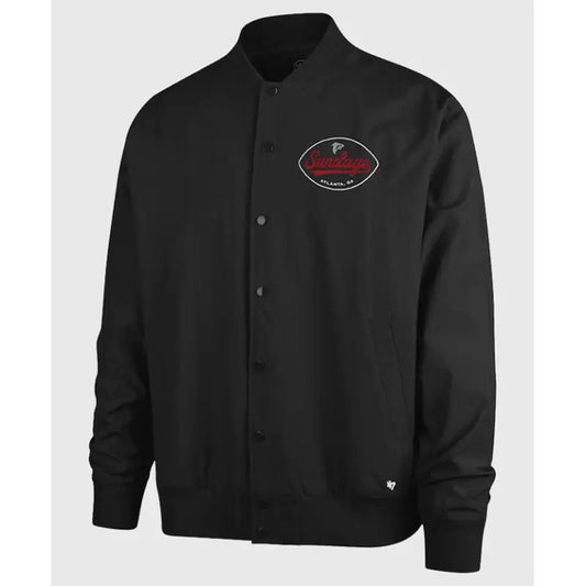 Sundays Euro Step Falcons 47 Black Bomber Jacket