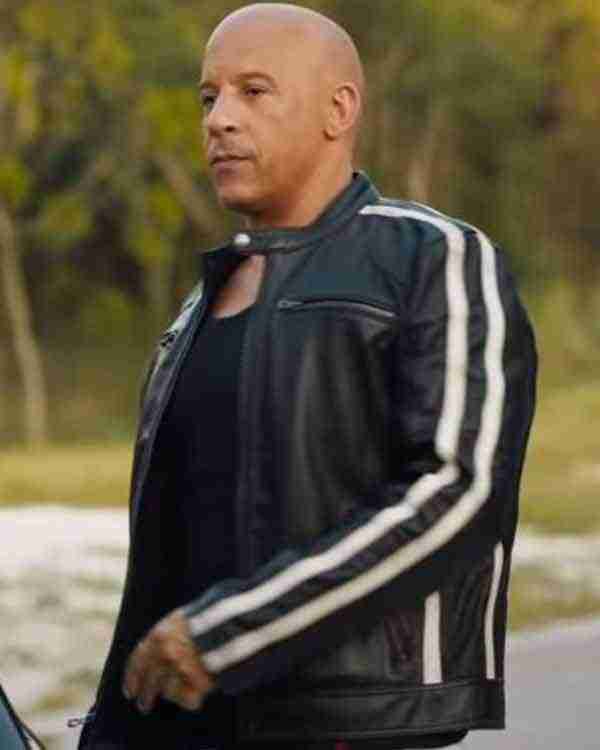 Fast & Furious 9 Vin Diesel Black Leather Jacket Max Jackets