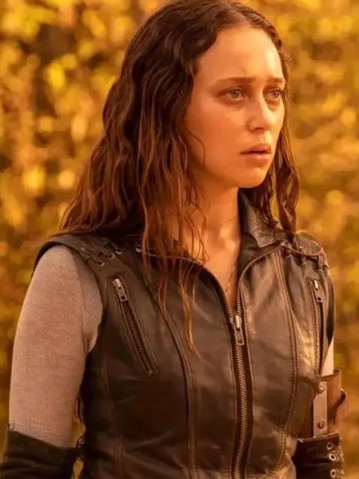 Alycia Debnam-Carey Fear The Walking Dead Leather Vest Max Jackets