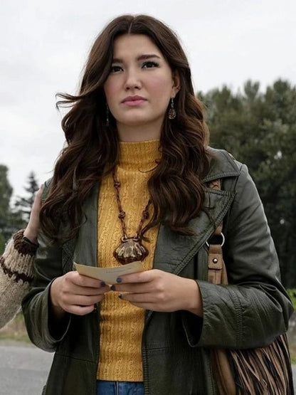 Firefly Lane S02 Ali Skovbye Leather Coat