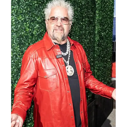 Flavortown Tailgate Guy Fieri Leather Jacket