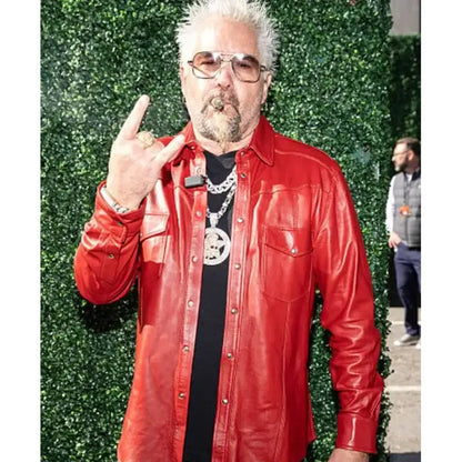 Flavortown Tailgate Guy Fieri Leather Jacket