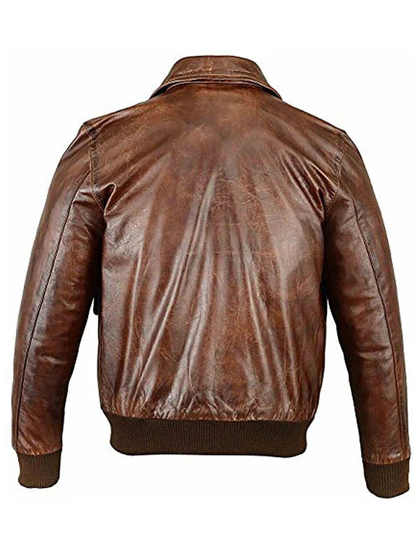 A2 Flight Aviator Leather Jacket Max Jackets