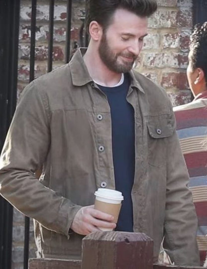 Ghosted 2023 Chris Evans Jacket