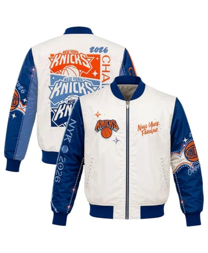 Youth NY Knicks 2026 Finals Champions Jacket