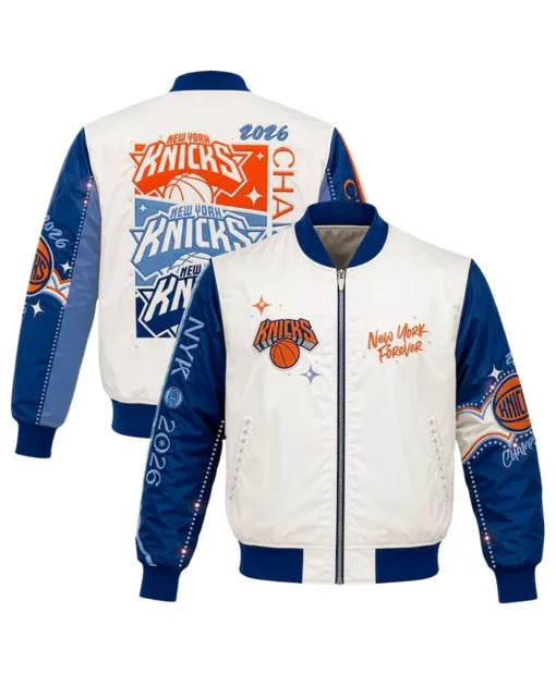 Youth NY Knicks 2026 Finals Champions Jacket