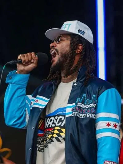 Derrick Rose NASCAR Chicago Street Race Jacket Max Jackets