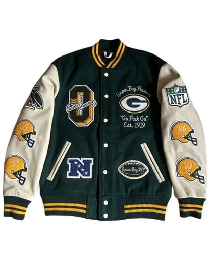 OVO Green Bay Packers Varsity Jacket Max Jackets