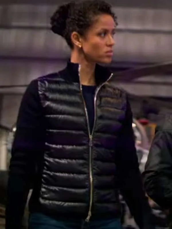 Gugu Mbatha-Raw Lift 2024 Black Jacket Max Jackets