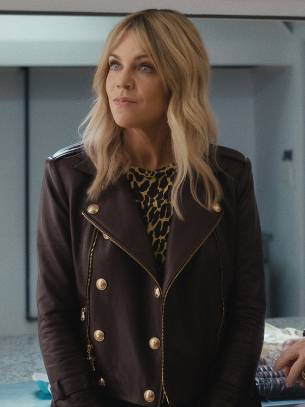 Hacks S03 Kaitlin Olson Leather Jacket Max Jackets