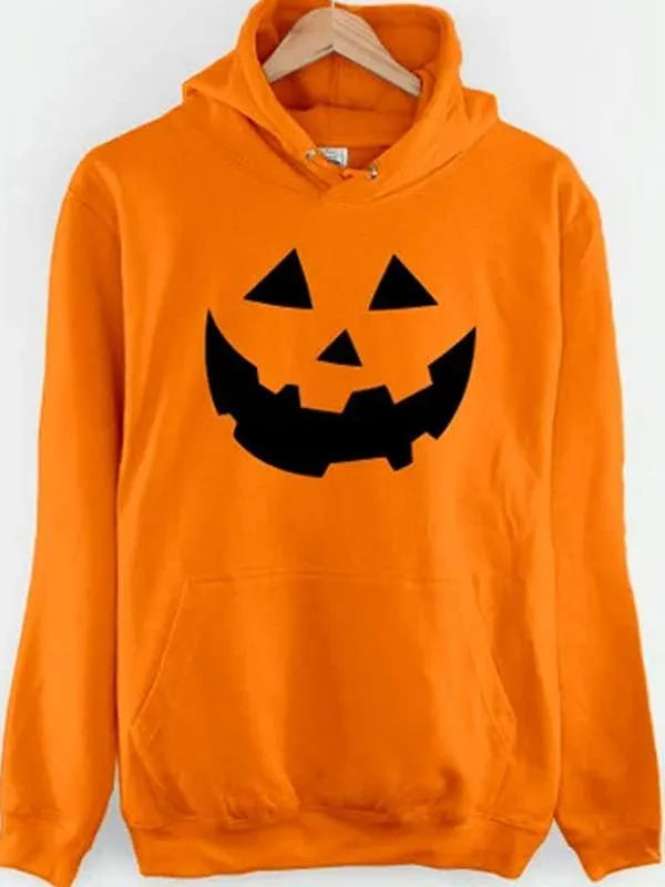 Halloween Orange Pumpkin Hoodie Max Jackets