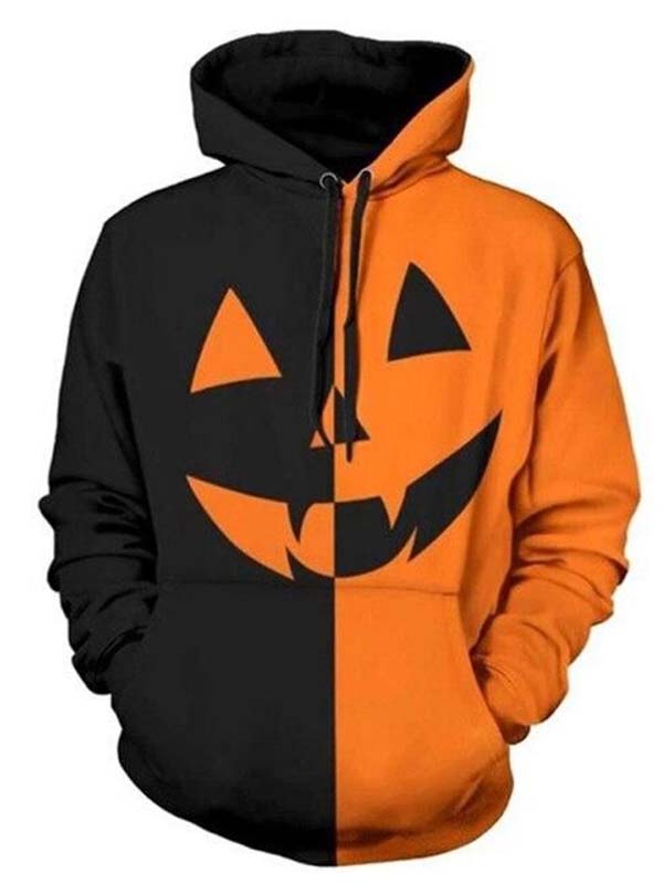 Halloween Pumpkin Head Hoodie Max Jackets