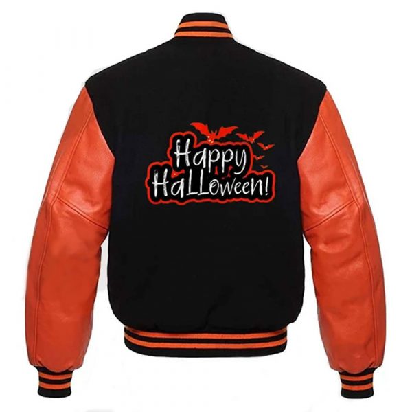 Happy Halloween Letterman Jacket Max Jackets