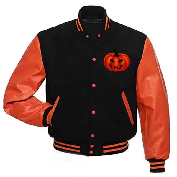 Happy Halloween Letterman Jacket Max Jackets