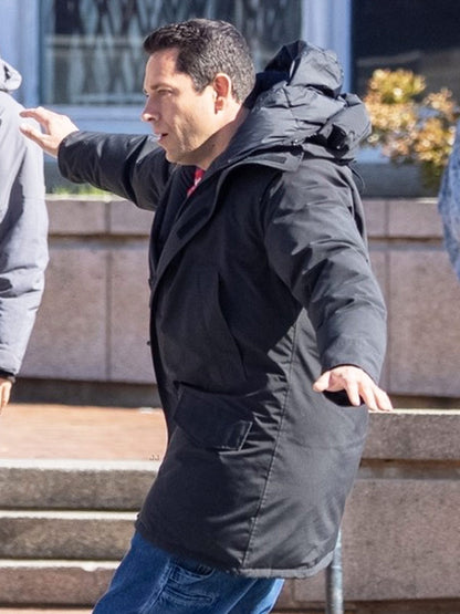 Harold and the Purple Crayon 2024 Zachary Levi Black Hooded Jacket Max Jackets