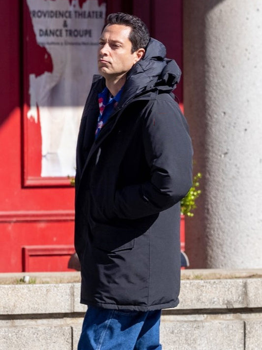 Harold and the Purple Crayon 2024 Zachary Levi Black Hooded Jacket Max Jackets