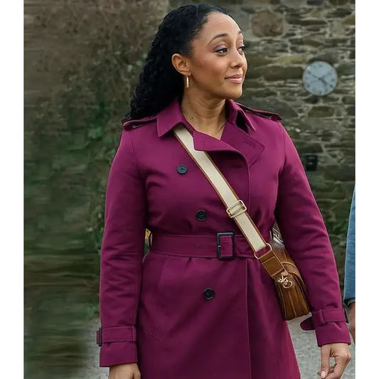 Haunted Harmony Mysteries Buried at C Tamera Mowry-Housley Purple Coat